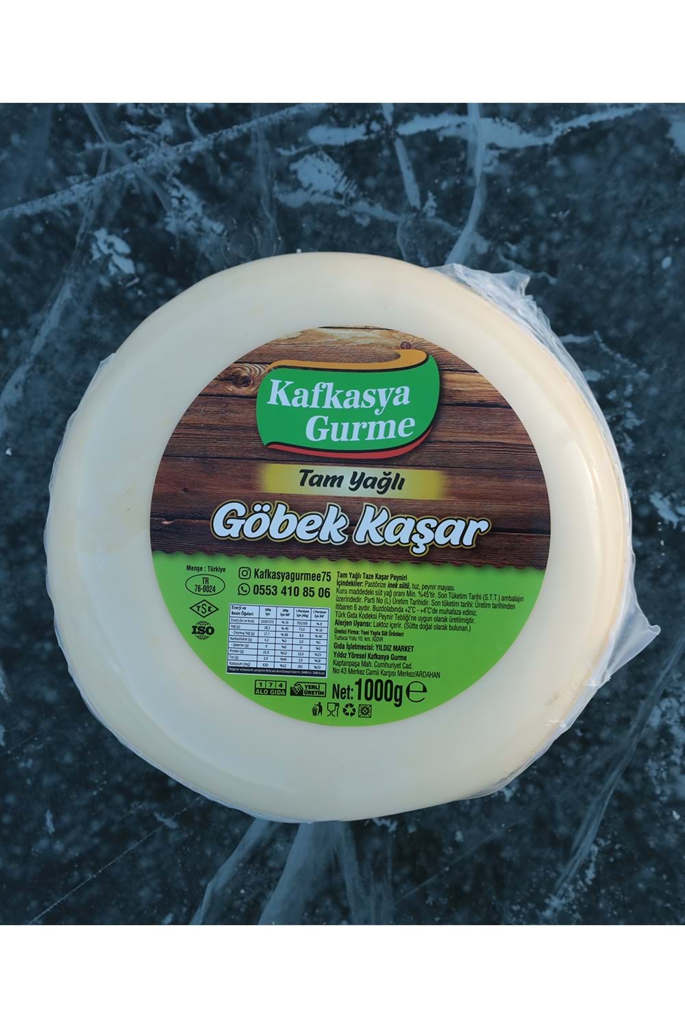 GÖBEK KAŞAR PEYNİRİ 1KG